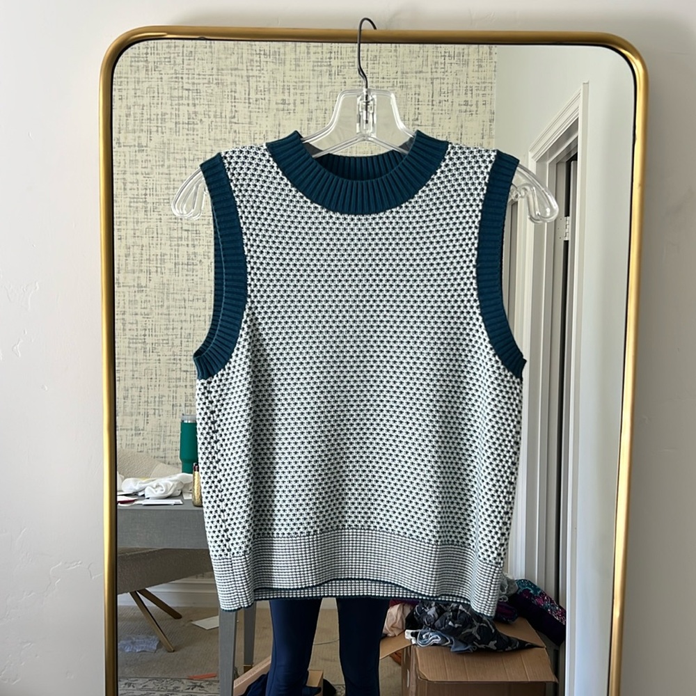 Club Monaco knit sleeveless sweater
